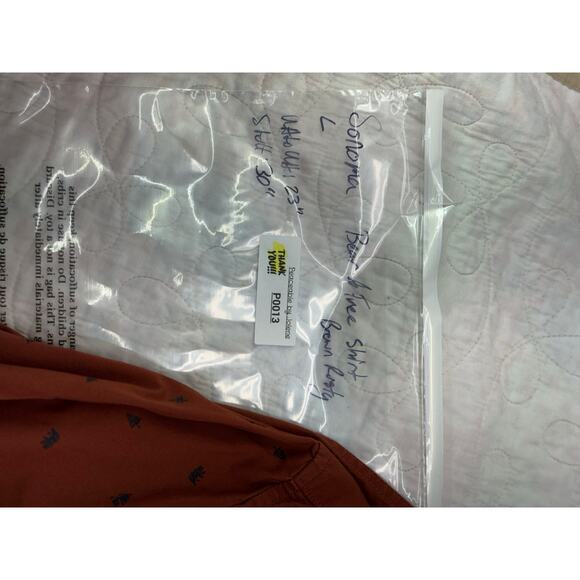 Sonoma Men's L/S Button-Up Shirt, Bear & Tree Pattern, Size L - Picture 10 of 10